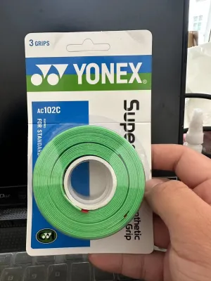 【Ready Stock】Yonex Grip AC102EX AC102C (3pcs in 1 Roll / Pack) Yonex Super Grap Synthetic Overgrip Tennis Grip