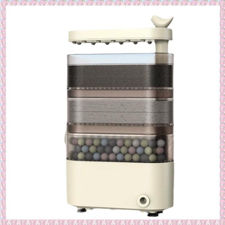 (BIXP) Turtle Tank Waterfall Filter Low Water Suction Purification ...