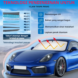 Car parasol type retractable opening type sunshade sunshade sunshade parking sunshade