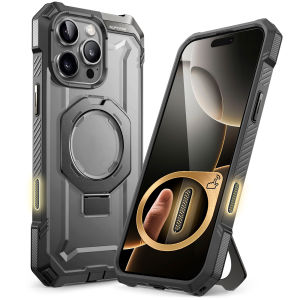 Supcase Kẹp cho Iphone Bọ Cánh Cứng Kỳ Lân 16/16 Pro/16 Plus/16 Pro Max với giá đỡ hỗ trợ MagSafe bậc quân sự bảo vệ chống rơi chịu lực cao Ốp điện thoại có nam châm gồ ghề