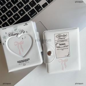 [COD] yixiayun Kpop Photocards Binder Sweet Bow Photo Album Mini Photocard Holder 3 Inch Love Heart Picture Storage Case