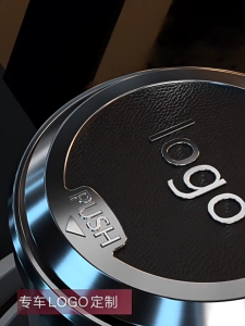 Modern Vehicle Interior Organizer Reusable Metal Ashtray With Integrated Light And Odor Control for Clean Car Interior