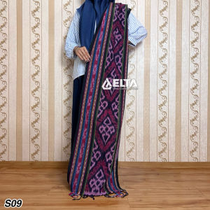 selendang tenun etnik syal tenun aksesoris souvenir