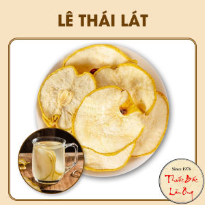 Lê vàng thái lát 1kg lê pha trà chưng yến thơm ngọt - Lãn Ông
