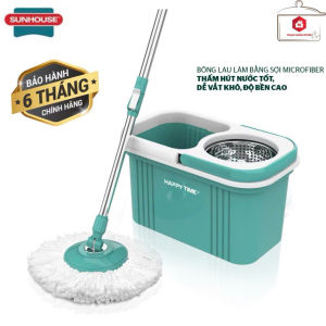 Bộ Lau Nhà Xoay 360 Độ Sunhouse Happy Time Bảo Hành 6 Tháng