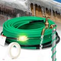 HEATIT Heat Tape for Water Freeze Protection Self-Regulating Heat Cable for Metal And Plastic Pipes Roof & Gutters De-Icing Heating Trace Tape Anti-Freeze Heater System 6ft Lighted Plug 35FT. 