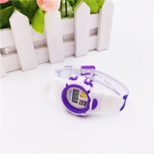 IVY Childrens Jelly Watch Round Dial Plastic Cartoon Boy Girl Electronic Watch
