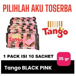 Tango Wafer BLACK PINK 35 gr - (HARGA 1 PACK ISI 10 SACHET)