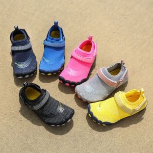 Kids Summer Light Wading Shoes Children Quick Dry Aqua Shoes Elastic Non-slip Water sports shoes barefoot beach walking shoes