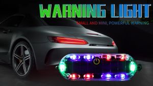 Universal Car Solar Energy Warning light LED Flash Light Car Power Alarm Lamp Car Alarm Lamp Lampu ekor malam trak No wiring required