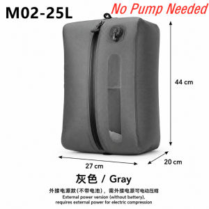 [✅SG Stocks] M02 25L Electric Visible Vacuum Compression Bag for Travel USB-C Powered No Battery Check-in Ready TPU