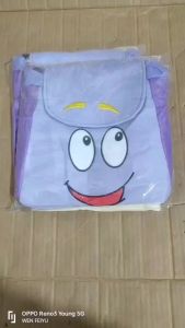 Dora Explorer Backpack Rescue Bag with Map Pre-Kindergarten Toys Purple Christmas Gifts