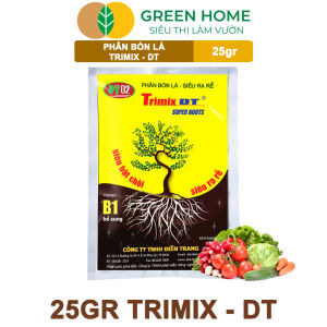 Phân Bón Lá TRIMIX-DT GreenHome Gói 25gr Siêu Bật Chồi Kích Thích Ra Rễ Cực Mạnh Tăng Trưởng Cây
