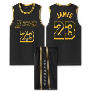 AE James jersey 24 Lakers jersey Durant Curry Irving jersey childrens basketball uniform set for boys