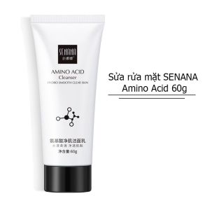 Sữa Rửa Mặt Dịu Nhẹ Senana 60g Dạng Tuýp Ngừa Mụn Giảm Nhờn Sữa Rửa Mặt Tạo Bọt Sạch Sâu Cấp Ẩm Dưỡng Trắng Da Tự Nhiên