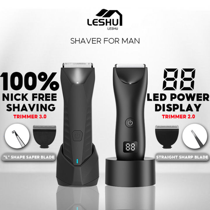 【LeShu】Meridian Trimmer Plus Groin Trimmer Shaver for Man Private ...
