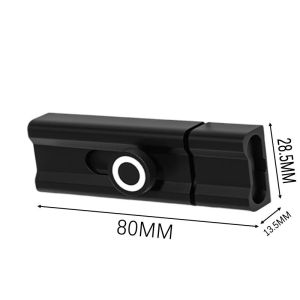 Luminous Bolt Lock No Hole Punch Door Buckle Ecurity Lock Door Bolt Punch-Free Bolt Door Latch Security Bolt Latch