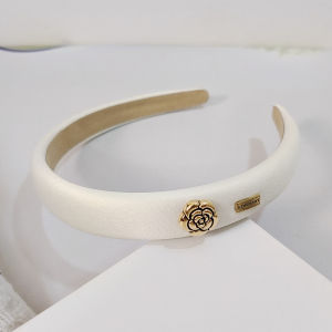 ที่คาดผม Camellia ติดอะไหล่ทอง บุผ้าอย่างดี คาดผมไม่เป็นรอย