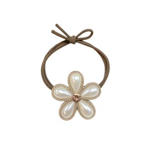 Cột chùm pha lê - Cột tóc hoa đính đá phong cách Hàn