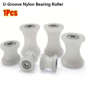 XZD92245 1Pcs Nylon U-Groove Bearing Roller Wear Resistant U-Groove Sliding Door Roller Durable Low Friction Window Track Roller For Sliding Doors and Windows