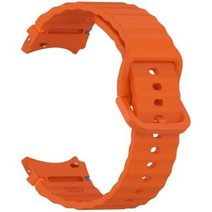 No Gaps 20mm Silicone Sport Strap for Samsung Galaxy Watch 7/FE/6/6 Classic/5/5 Pro/4/4 Classic Official Style Replacement Band