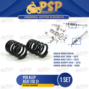 Per Klep Beat (Set Isi 2) - Peer Pir Klep Valve Spring Honda Vario Spacy Scoopy Karbu Lama Old