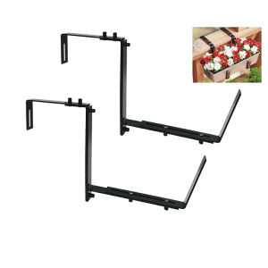 Indoor and outdoor wrought iron brackets adjustable hanging hooks flower pot hangers hanging flower racks hanging hooks