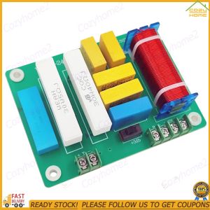 [CY] 400W 2 Way Speaker Audio Frequency Divider High and Low Frequency Distributor Module for Home Theater Audio Modification