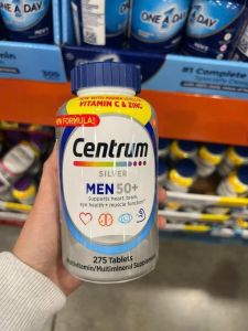 Bổ tổng hợp Centrum Silver Ultra Mens 50+ chai 275 viên từ Mỹ. Vitamin cho đàn ông trên 50 tuổi