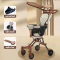 Xe đẩy cho bé, Xe đẩy gấp gọn em bé đi du lịch siêu gọn nhẹ V-BABY Q1. 