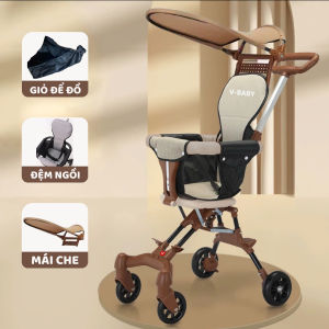 Xe đẩy cho bé Xe đẩy gấp gọn em bé đi du lịch siêu gọn nhẹ V-BABY Q1