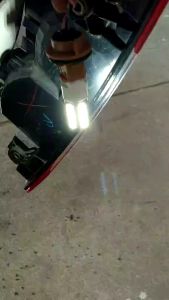 ไฟถอย LED 33ชิพ DC12V ทำให้ติดเชื้อของคุณดูสดใส 1156 ขั้วบิดตรงแสงสีขาว 1 คู่