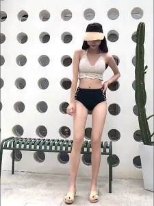 Crochet Halter Top Women Bikini Swimsuit Outer Wear Tube Top Beach Outfit