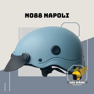 Mũ Bảo Hiểm 1/2 Đầu Napoli N088 Free Size 54-57Cm - Bảo Hành 12 Tháng