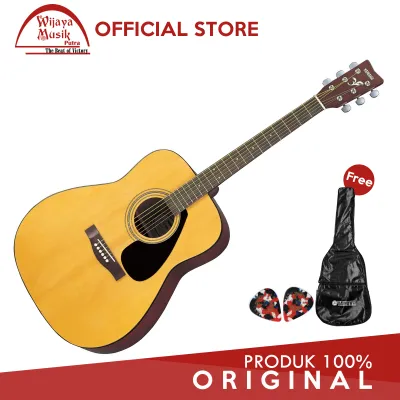 Yamaha Gitar Akustik Folk F-310 / F310 / F 310 - Natural + Gratis Softcase & 2 Pick