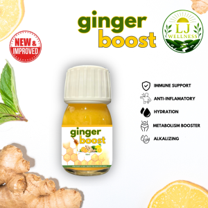 LJWellness Ginger Boost 6pcs of 30ml Bottle - Natural Juice Healthy Immunity Boost Anti Oxidant Weight Loss
