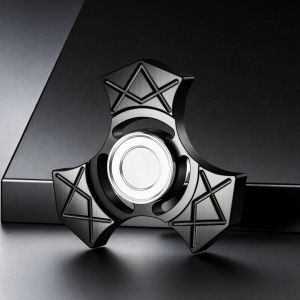 Fidget spinner stainless steel kung fu whirlwind finger spinner precision rotating power long-lasting stress relief toy