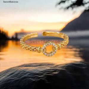 [COD] SweetBabiese 2025 Mới Hợp Thời Trang Mạ Vàng Không Gỉ Zircon Pha Lê Nhẫn Đối Với Phụ Nữ Chuỗi Hình Học Zircon Vòng Tay Đồ Trang Sức Quà Tặng