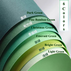 A3 A4 230gsm Green Color Series Cardboard 6 Shades Premium Craft Cardstock Heavy Weight Construction Paper Multi Shade Emerald Pack For School Projects Kindergarten Art Classroom Activities Office Stationery Supplies Architectural Model Board