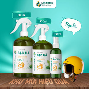 Chai Xịt Thơm Khử Mùi Mũ Nón Bảo Hiểm 100ml/500ml VUATINHDAU Chai Xịt Vệ Sinh Mũ Nón Bảo Hiểm Hương Tinh Dầu Thiên Nhiên