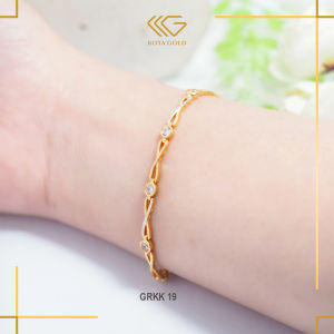 GELANG RANTAI EMAS KADAR 6K DAN 8K PANJANG 17 CM  KODE GK 19
