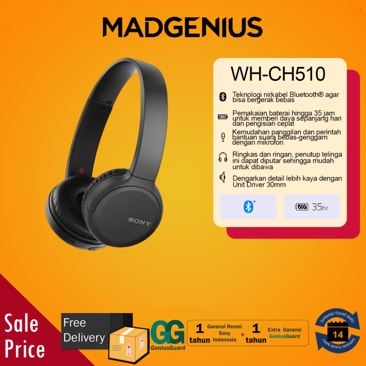 Ear Headphones Wh Ch510 Sony Sony Original WH-CH510 WHCH510 WH