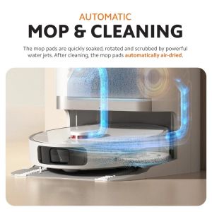 Xiaomi X20+ Smart Robot Vacuum | All-in-one Smart Base Station | 6000Pa Powerful Suction Original Xiaomi Malaysia Warranty