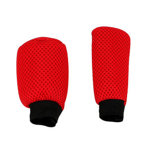 Cover Sarung Shift Knob Tuas Perseneling Rem Gigi Mobil Manual Anti Slip Universal Bahan Mesh