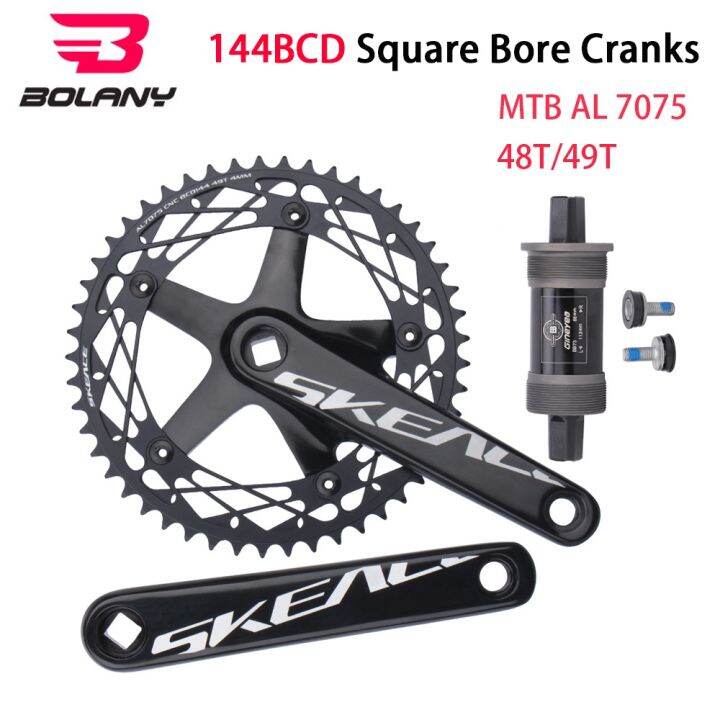 Bolany 144BCD Fixed Gear fixie Bike Crank Track Bike 48T 49T Tooth 144 ...