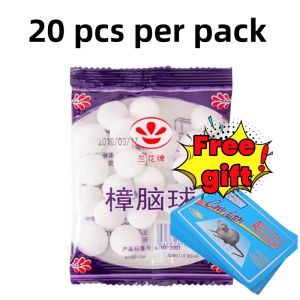 Free gift 10 Packs Wardrobe Odor Removal Insect-resistant Moth-proofing Natural Camphor Ball