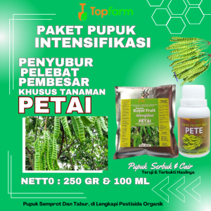 Pupuk Buah Pete Ukuran Besar / Pupuk Booster Buah Pete / Pupuk Buah Pete / Pupuk Pelebat Buah Petey / Pupuk Khusus Petai / Pupuk Pete