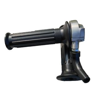 ประกับเร่งแต่ง RM มินิ งานเกรด 20A งานสวยเทพๆ 125-150cc วัตถุประสงค์ทั่วไป คู่หนึ่งของมือจับรถจักรยานยนต์สีดำคันเร่งสีดำรถจักรยานยนต์ + ปลอกกาวมือจับสีดำ