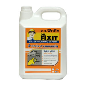 Dr.Fixit Super Latex ดร.ฟิคสิท ซุปเปอร์ลาเท็กซ์ (ขนาด 5 ลิตร) – น้ำยาประสานคอนกรีต