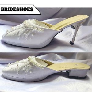 COD PROMO 2 PASANG Selop Sepatu Pengantin Payet pesta pernikahan couple wanita pria termurah